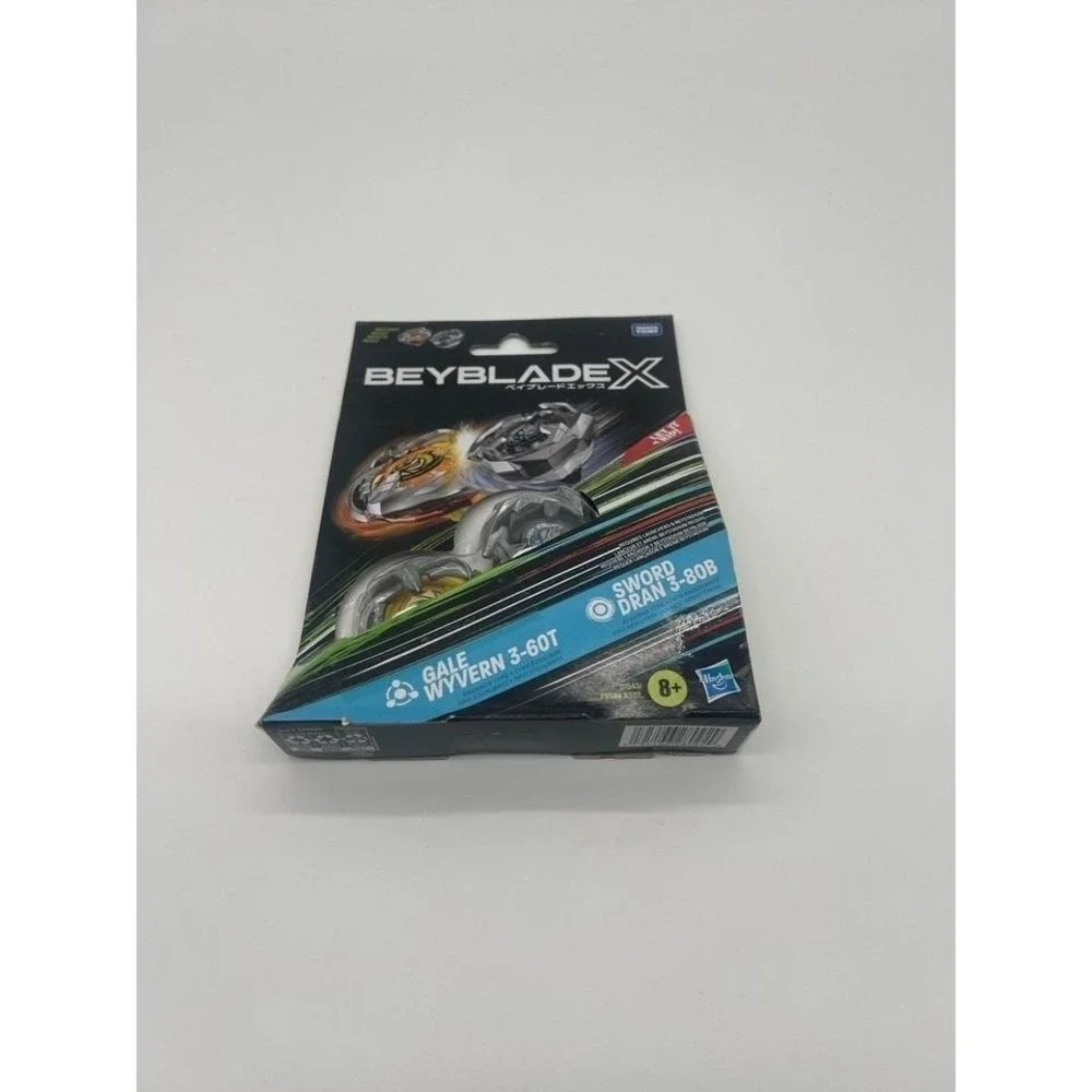 Beyblade X Gale Wyvern 3-60T and Sword Dran 3-80B Dual Pack Takara Tomy Hasbro